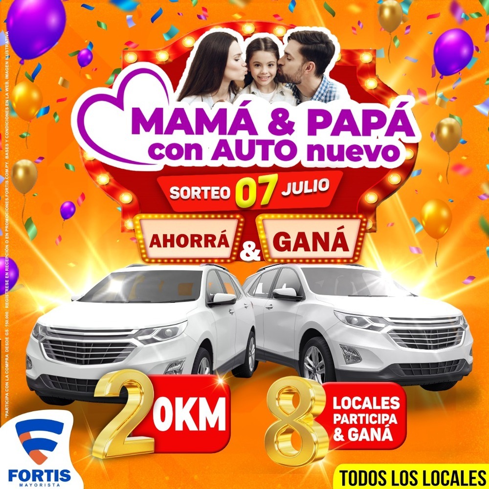 MAMA & PAPA CON AUTO NUEVO 2025